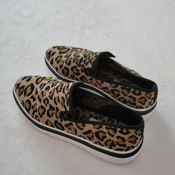 Steven Steve madden New York Arty Sneakers Leopard Print Size 7 - Picture 3 of 9